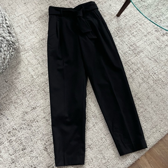 Aritzia Wilfred Gia Elegant Black Women's High-Waisted Pants Sz 6 - Picture 11 of 17
